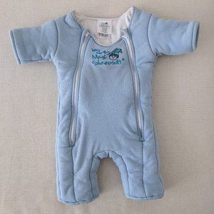 Baby Merlin's Magic Sleepsuit Blue Cotton (Small)